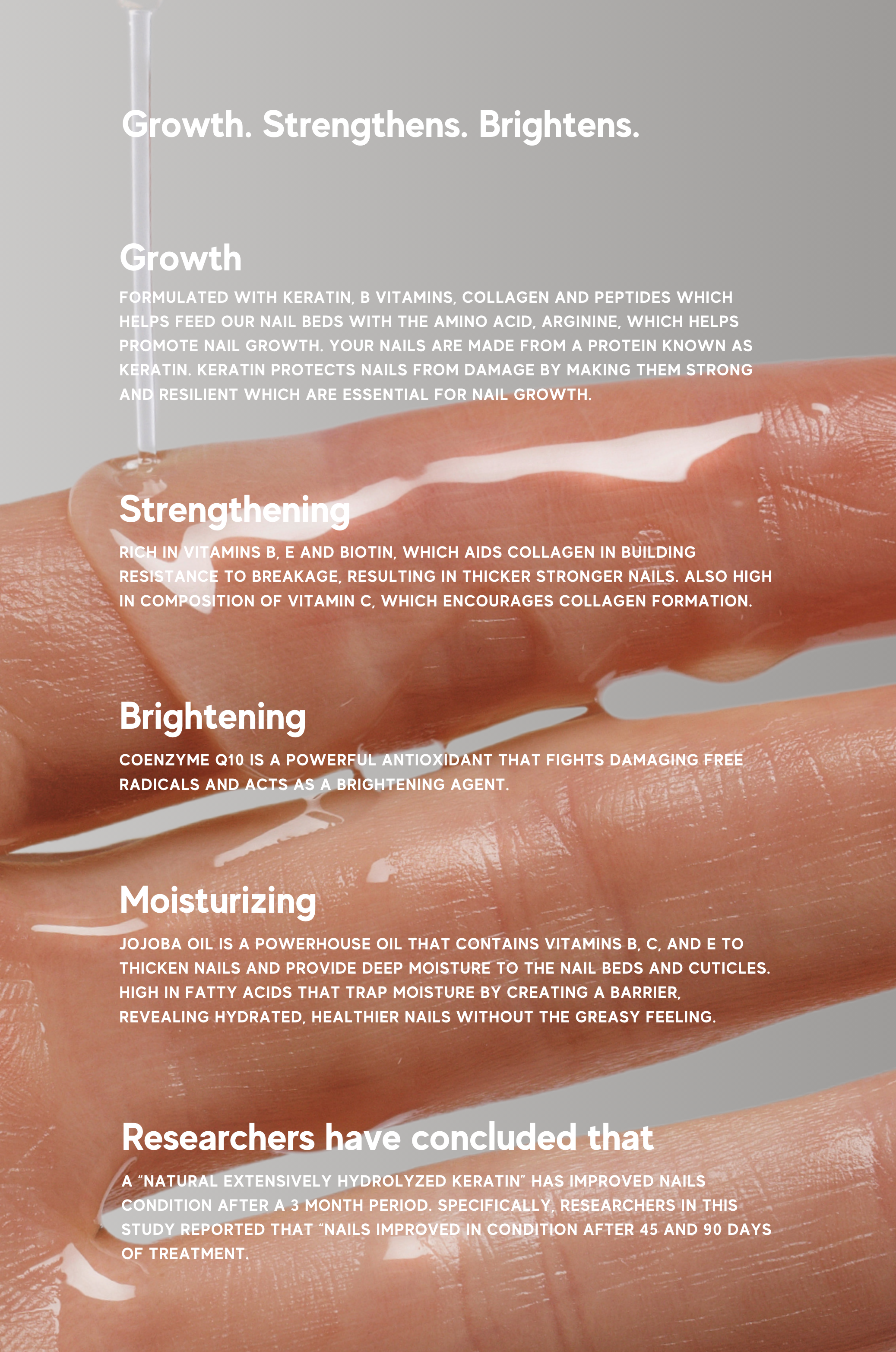 Peptide Nail Growth Oil